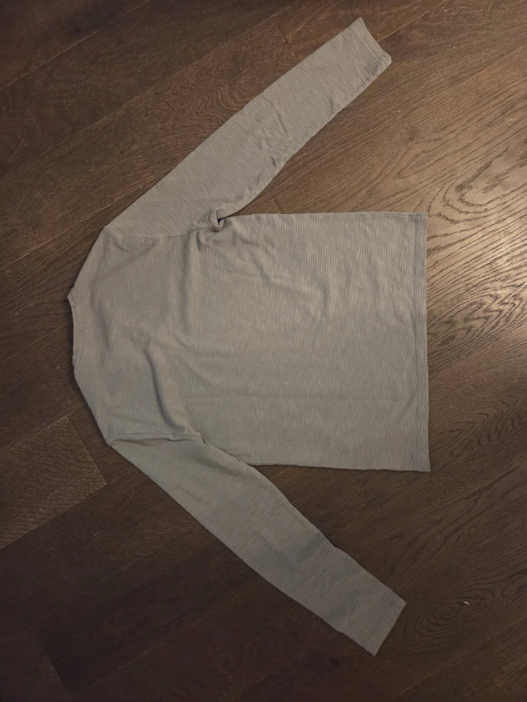 Calvin Klein Long Sleeve Henley T-Shirt Grey - photo 2