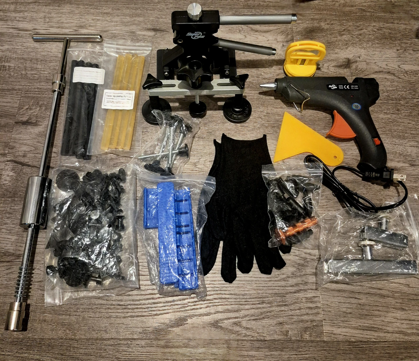Dent Puller Kit with Dent Lifter, Bridge Puller, Slide - photo 5