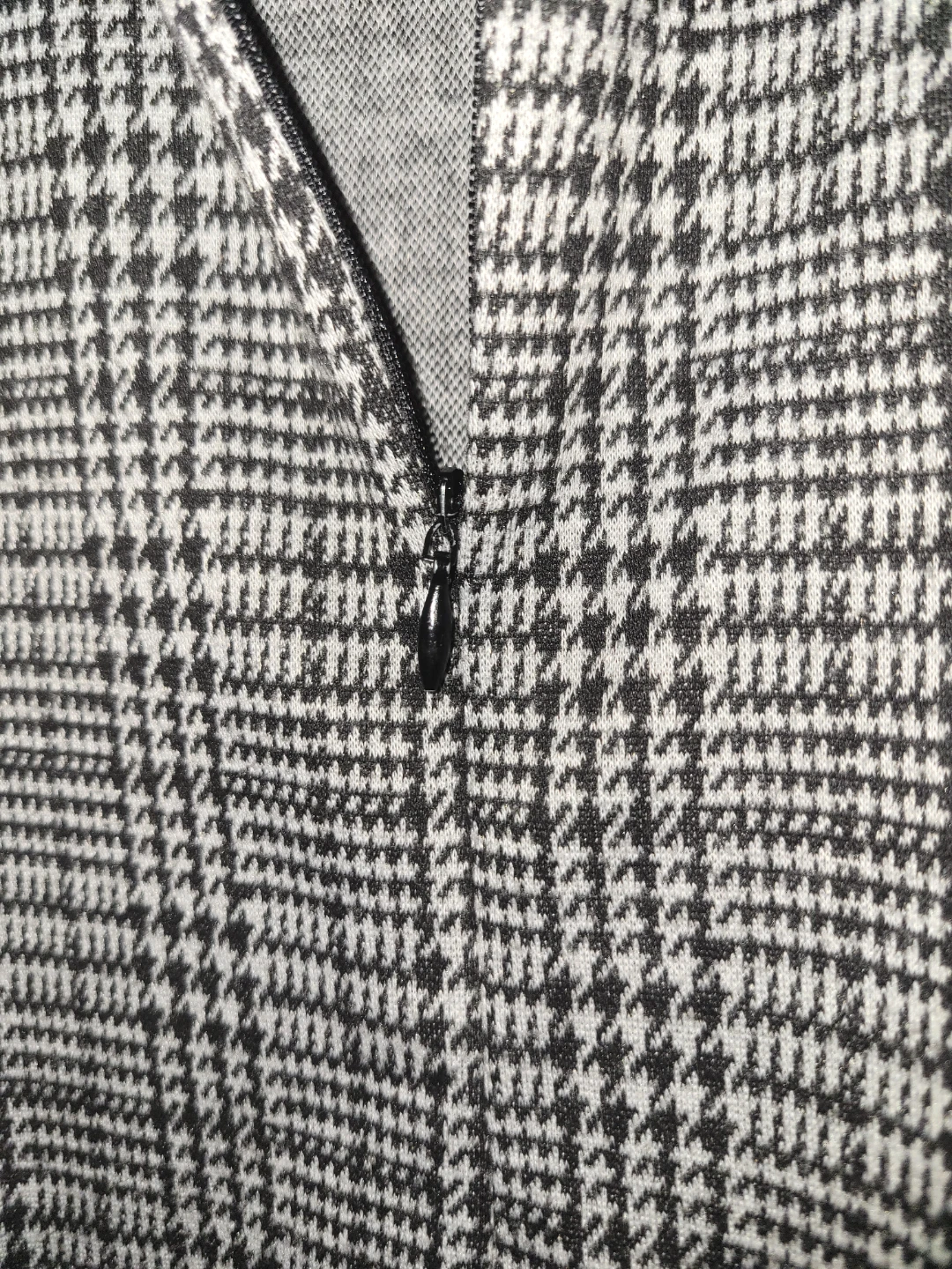Houndstooth Spaghetti Strap Mini Dress - photo 3