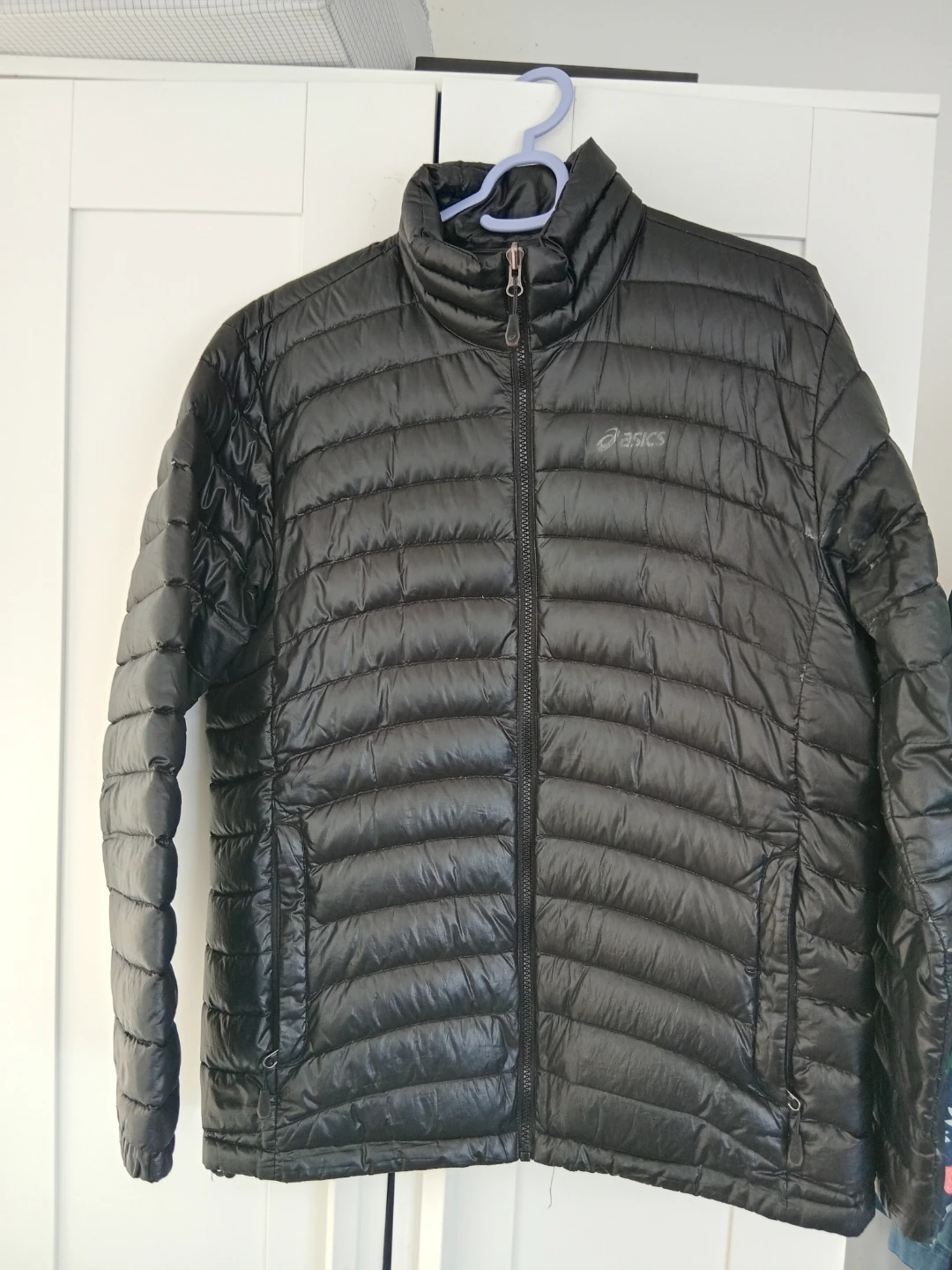Asics Black Puffer Jacket