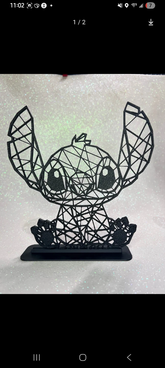 Stitch Geometric 3D Art Sculpture - photo 2