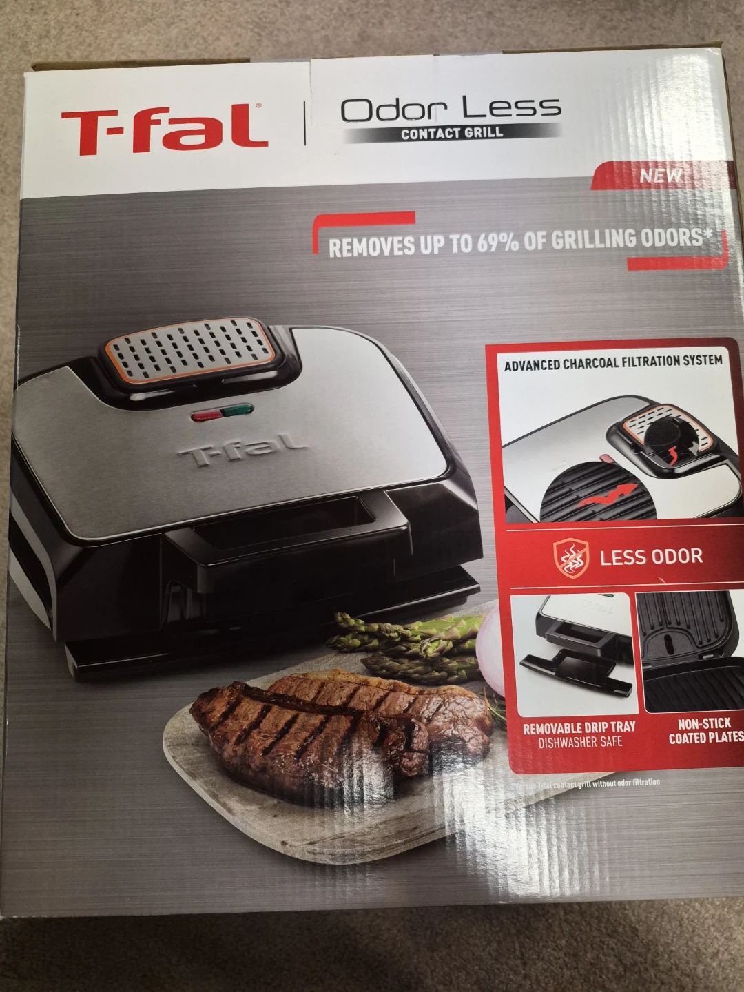 T-fal Odor Less Contact Grill
