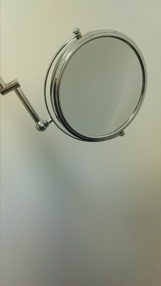 Chrome Swivel Arm Wall Mount Vanity Mirror - photo 3
