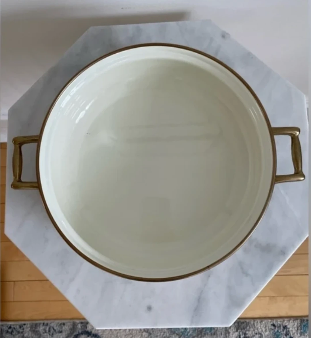 Vintage 1970's Enamel on Steel & Copper Dutch Oven - photo 3