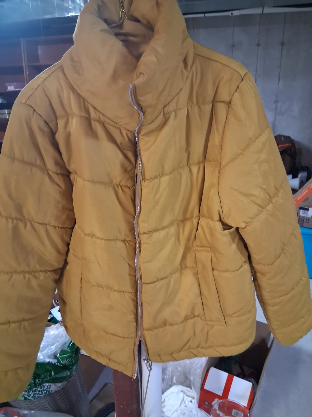 U2B Puffer Jacket - Mustard Yellow - photo 3