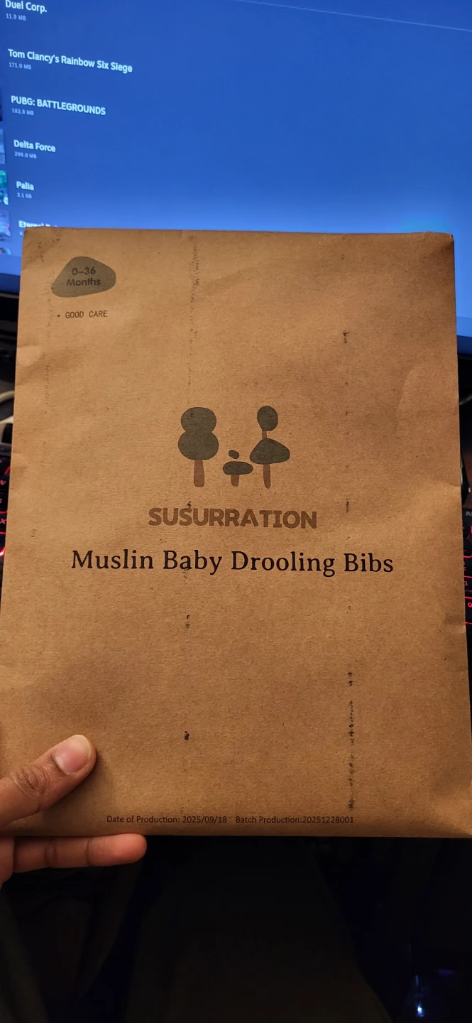 Susurration Muslin Baby Drooling Bibs - photo 2