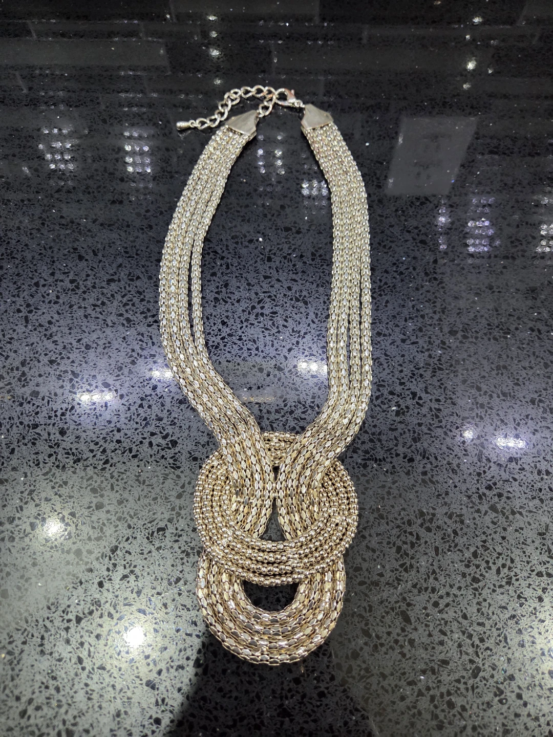 FREE silver statement necklace