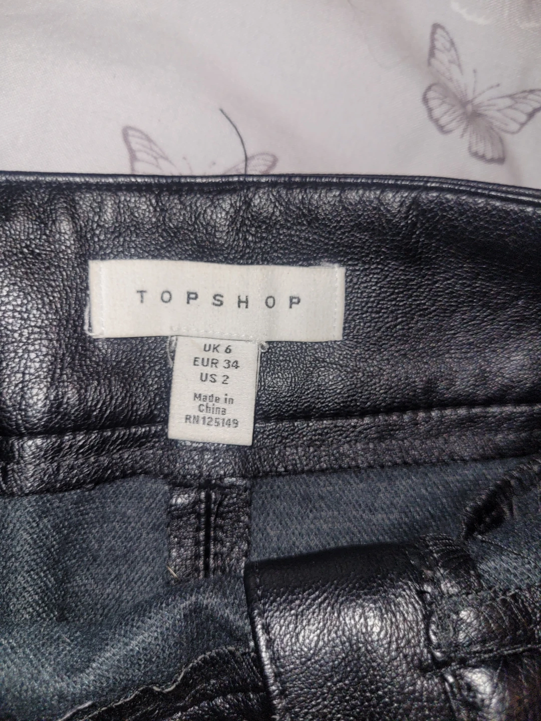 Black Faux Leather Mini Skirt - Topshop - photo 3