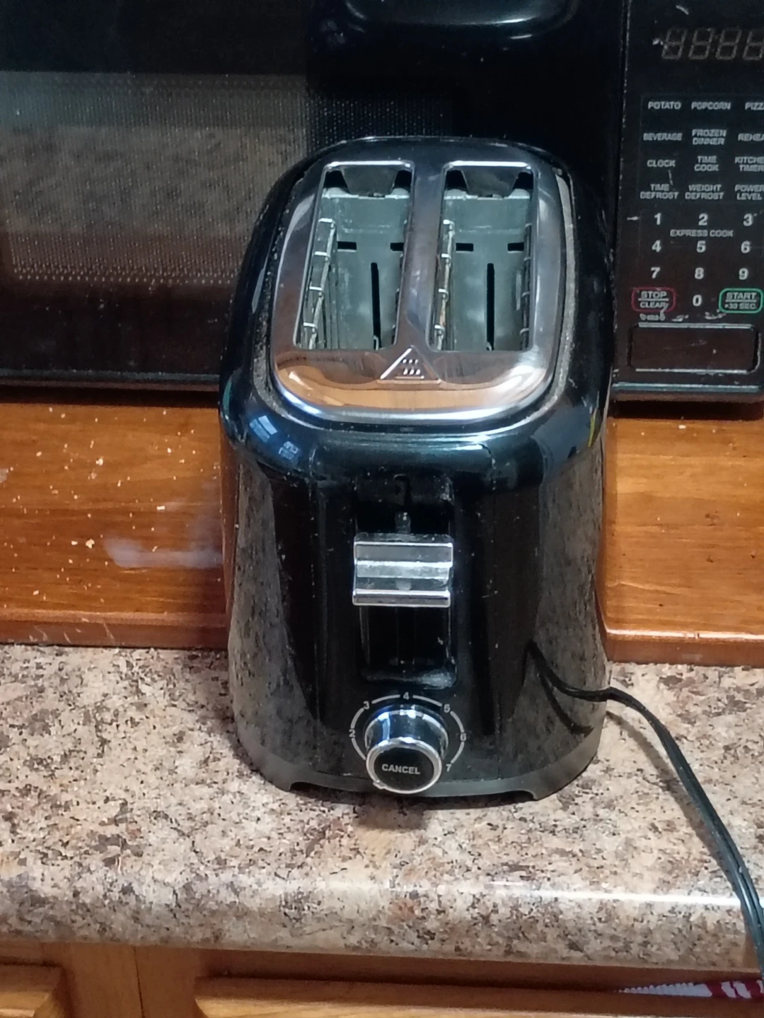 Black 2-Slice Toaster