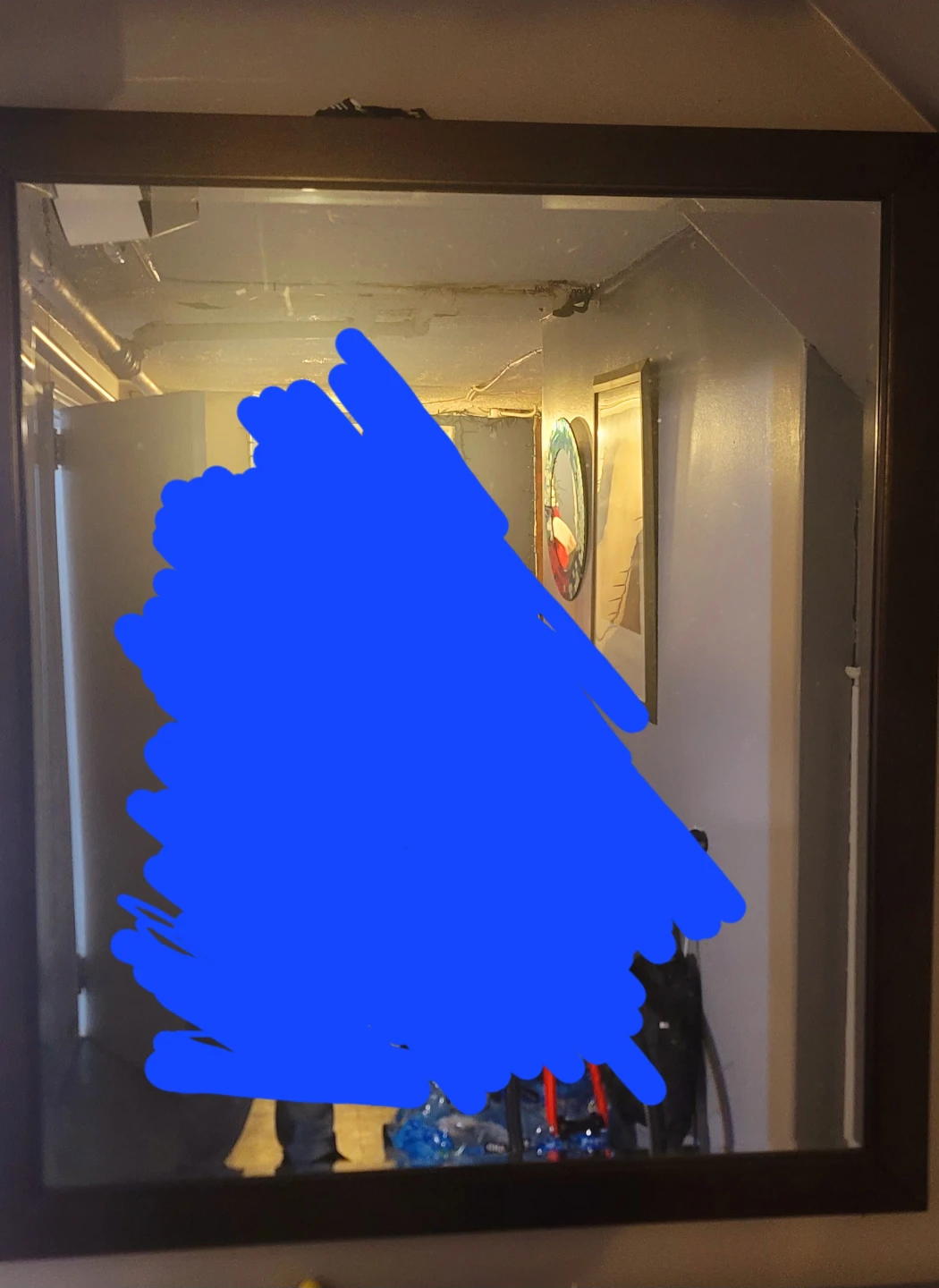 Large Framed Mirror