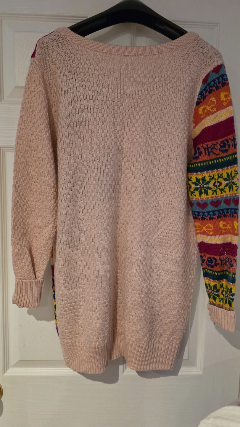 Pink Fair Isle Cardigan - photo 5