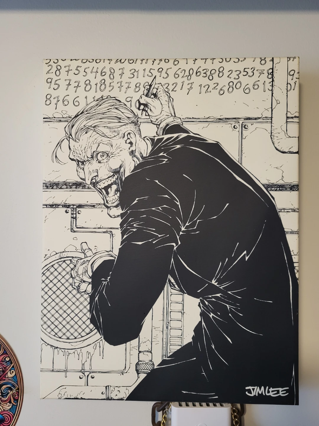 Jim Lee Batman The Killing Joke Joker Canvas Print