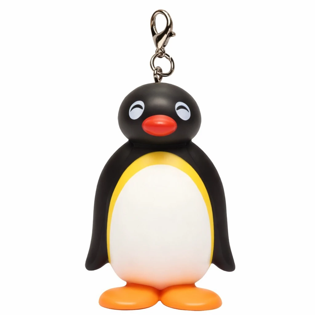 New Pingu Penguin Keychain Charm