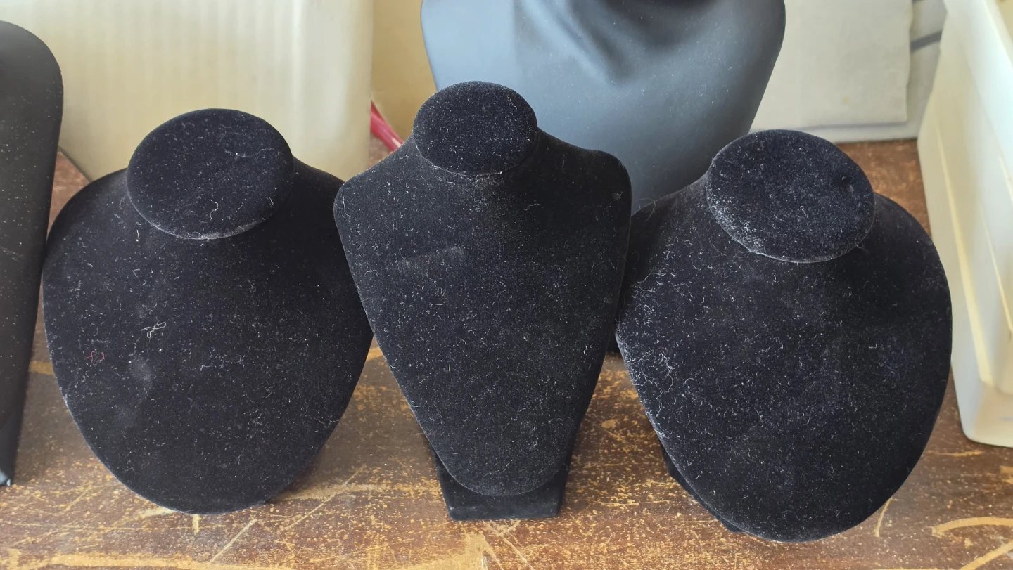 Jewelry Display Busts - Set of 9