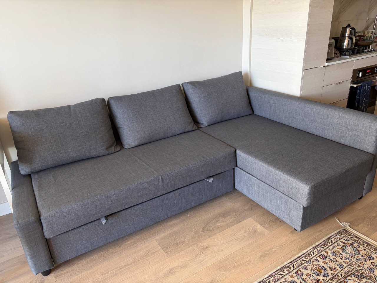 IKEA FRIHETEN Corner Sofa‐Bed with Storage