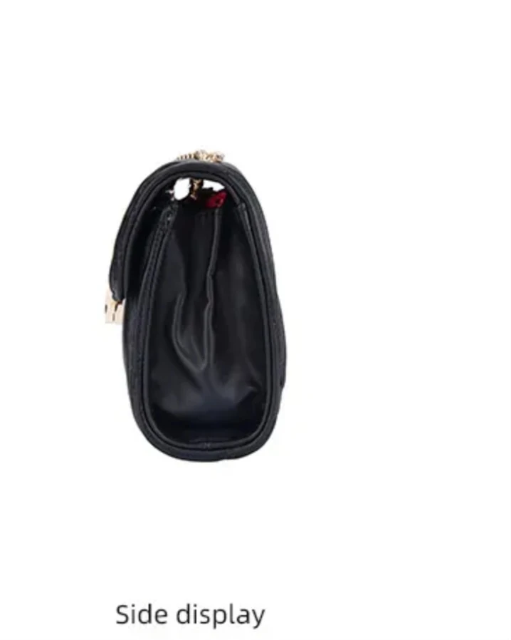 Women's Chain Bag with Heart Clasp - photo 5