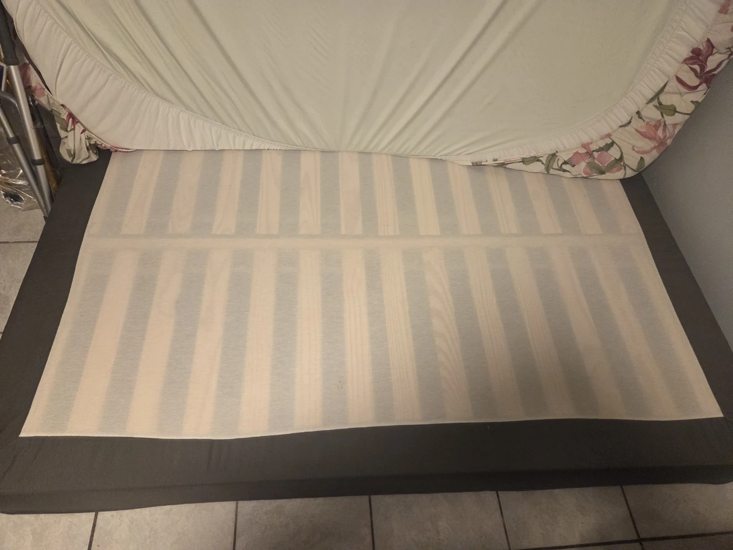 Grey Upholstered Box Spring - photo 3
