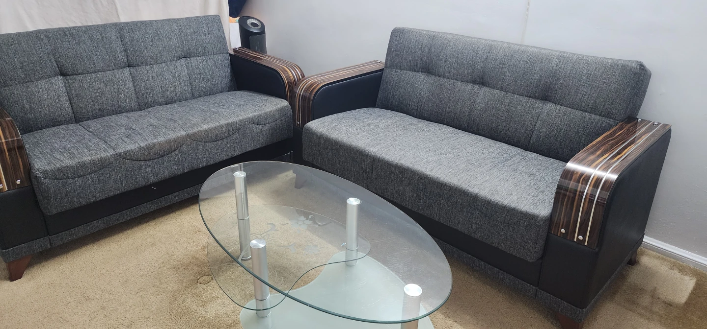 2-Piece Sofa Set with Coffee Table