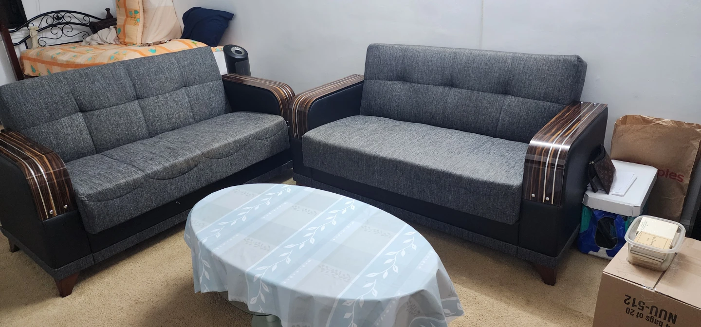 2-Piece Sofa Set with Coffee Table - photo 2