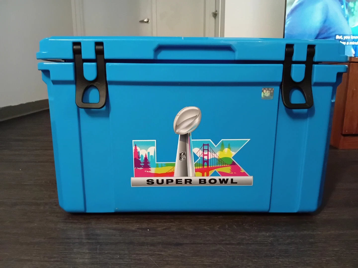 Bud Light Super Bowl LX Blue Cooler