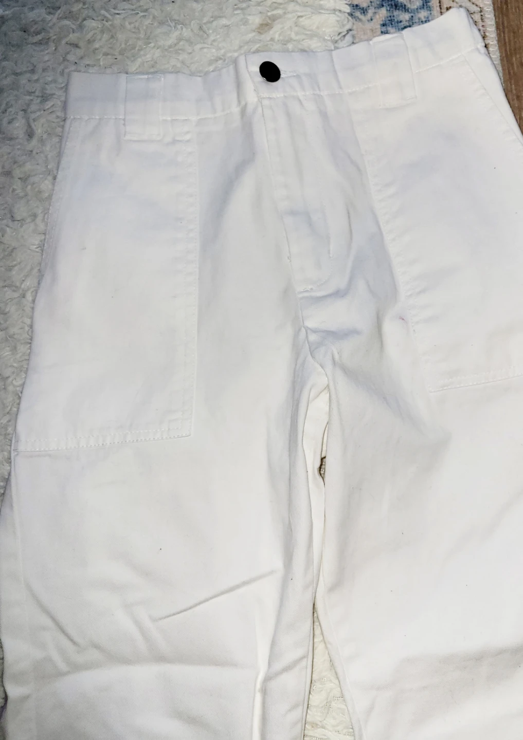 $10.00 FOR BOTH!!! WHITE AND RED cargo pants - photo 3