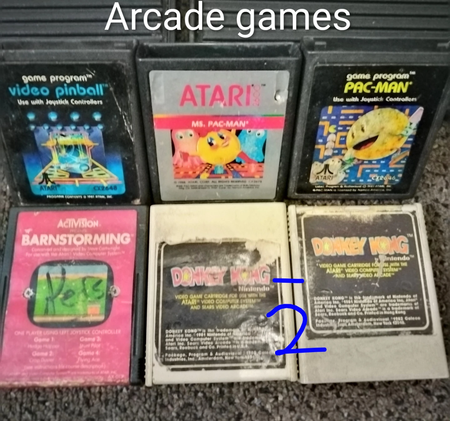 (2) Atari Video Computer Systems (Darth Vader) with 37 Games - photo 5