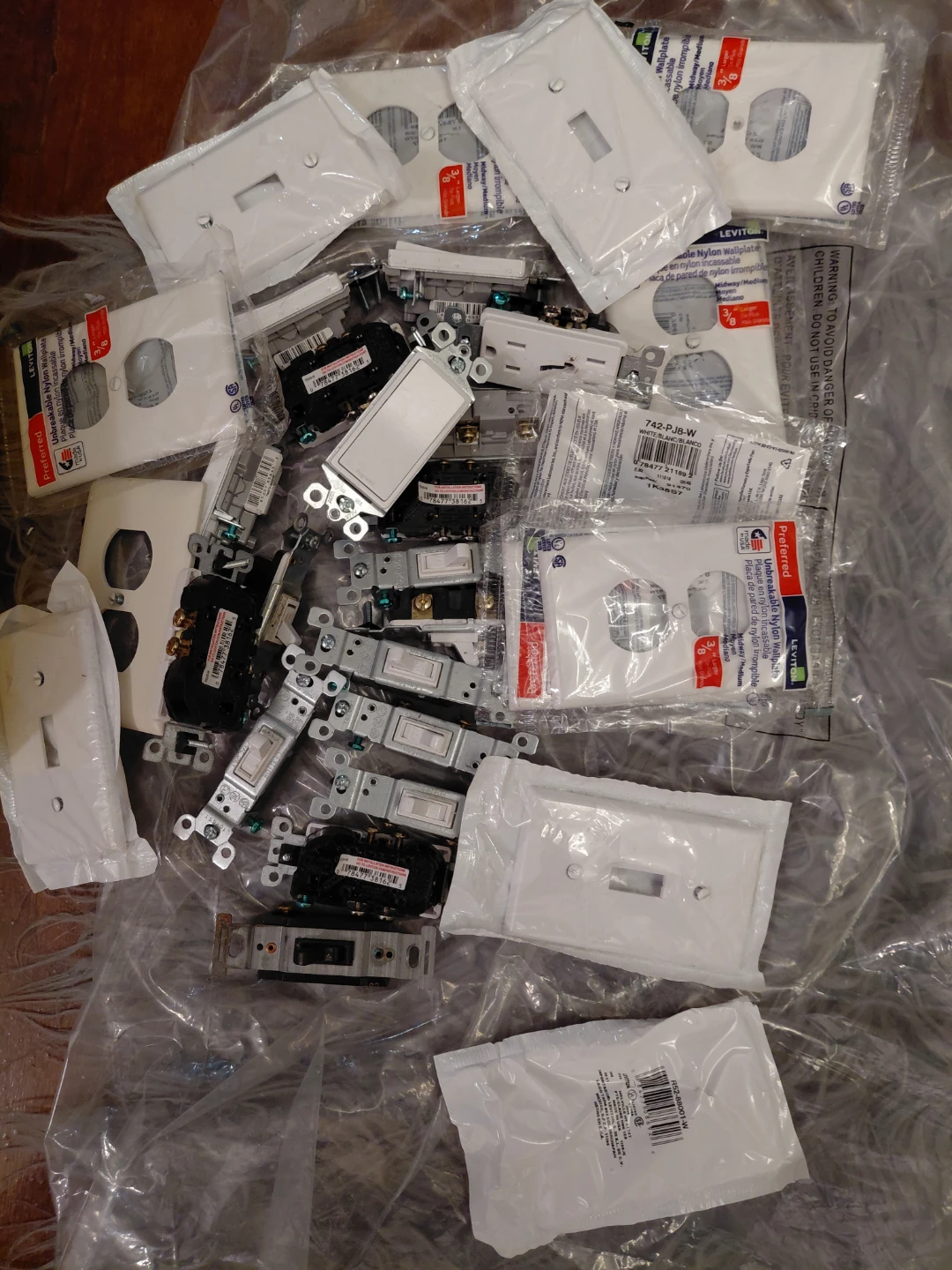 Leviton Light Switches and Wall Plates