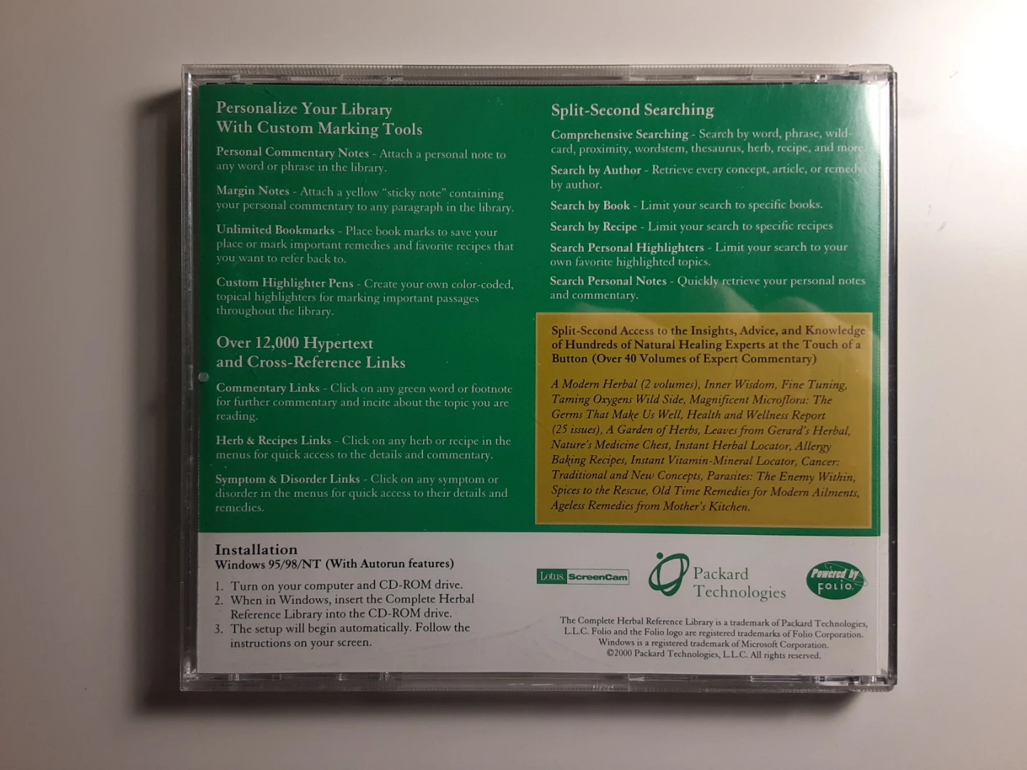 Complete Herbal Reference Library | CD - photo 3