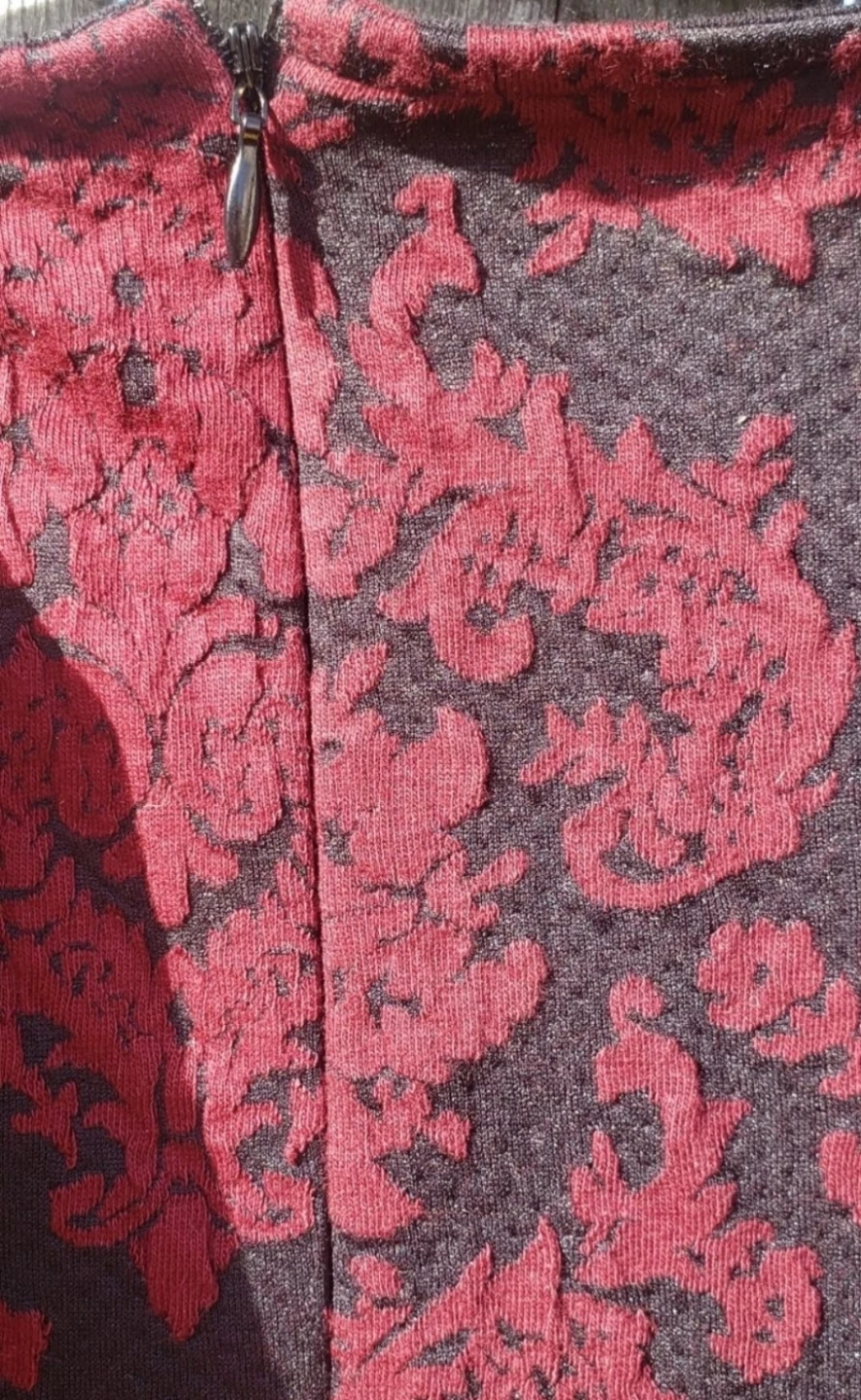 Women's Long Sleeve Jacquard Dress - photo 3