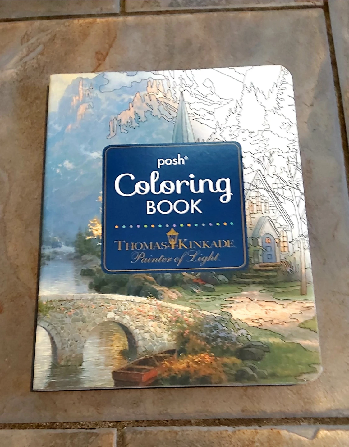 Thomas Kinkade Painter of Light Posh Coloring Book
