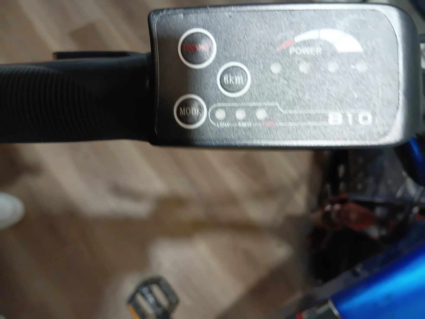 Blue Electric Assist Fat Tire Bicycle - photo 2