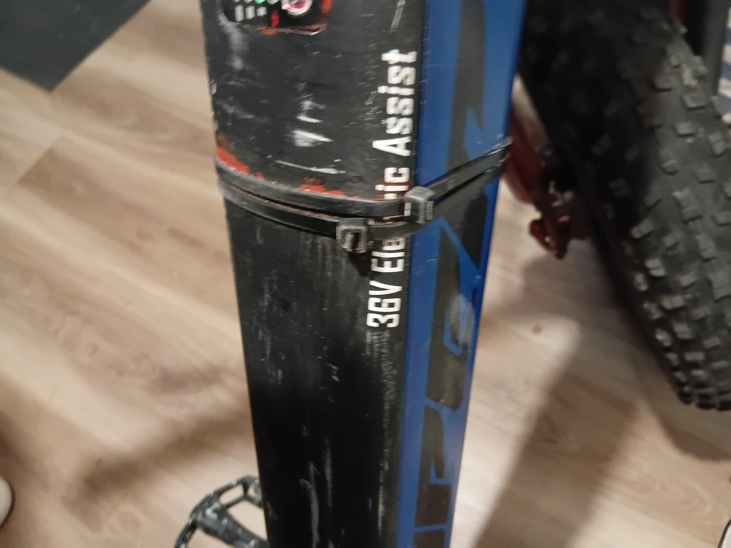 Blue Electric Assist Fat Tire Bicycle - photo 3