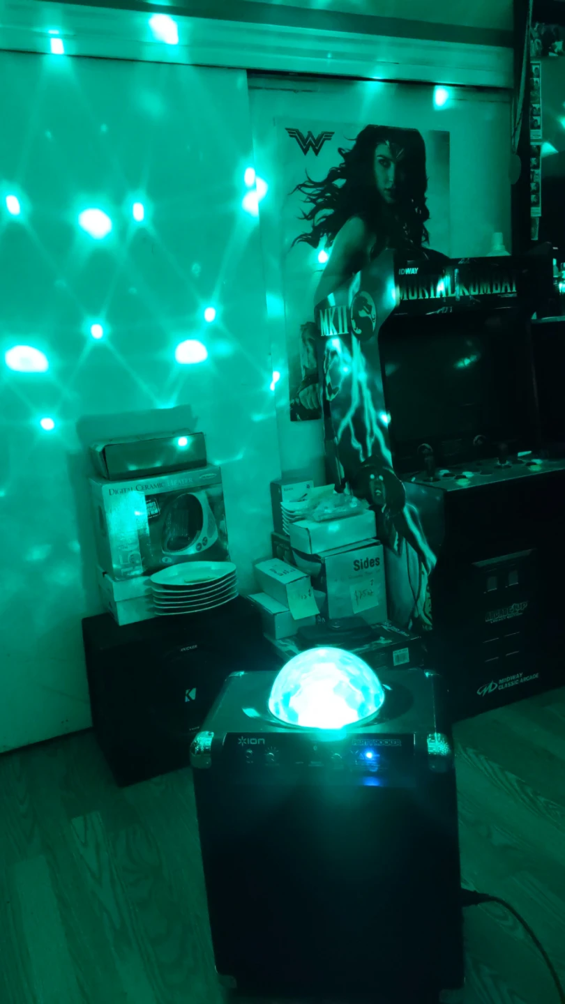 ION Party Rocker Bluetooth Speaker with Disco Ball Light - photo 3