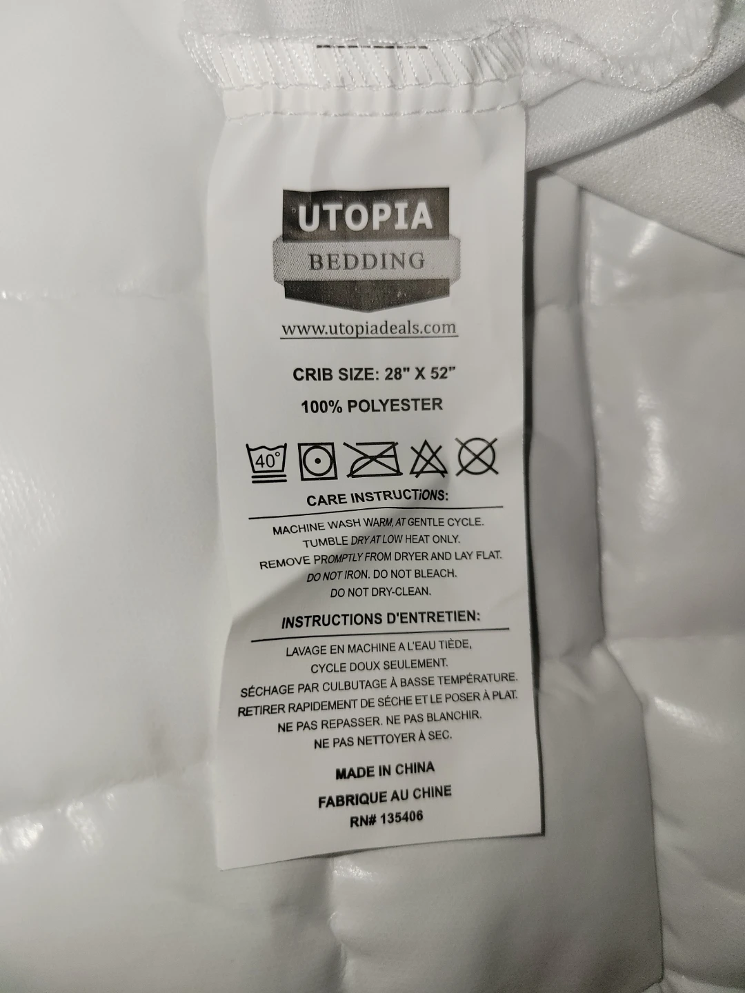 NEW - Crib Mattress Protector x2 - photo 5