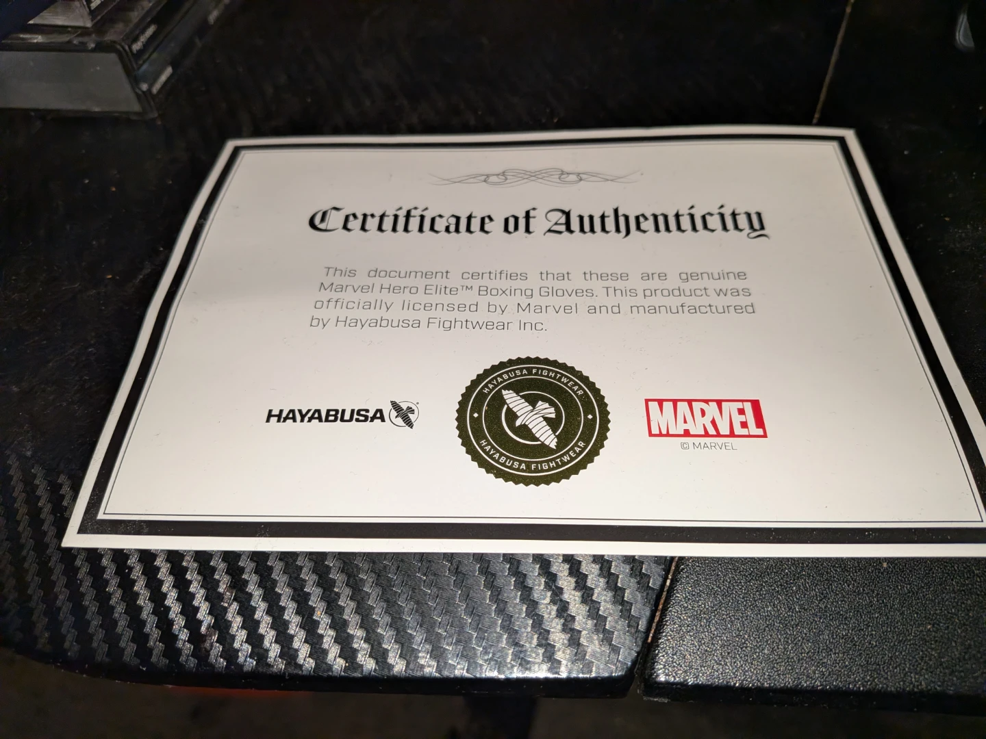 Used Twice Marvel Venom Hayabusa Boxing Gloves - photo 2