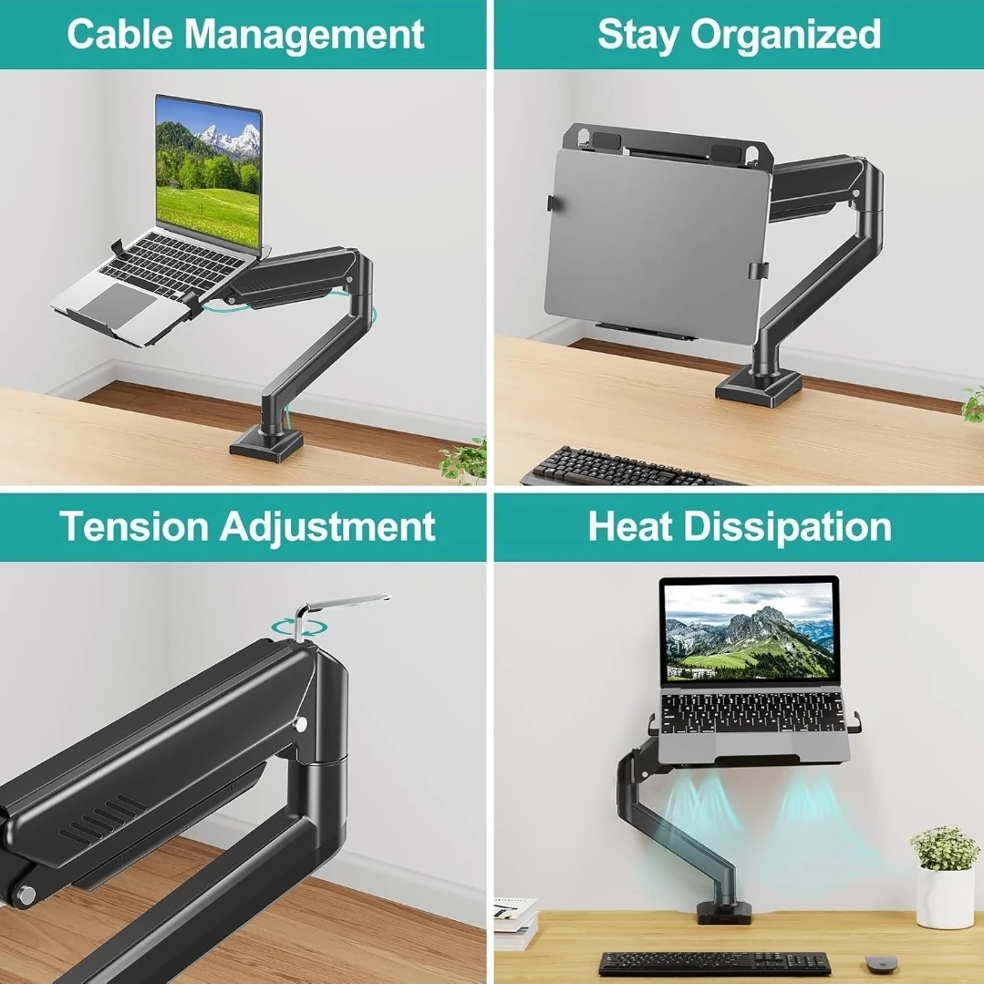 MOUNT PRO 2-in-1 Monitor and Laptop Arm Mount - photo 4