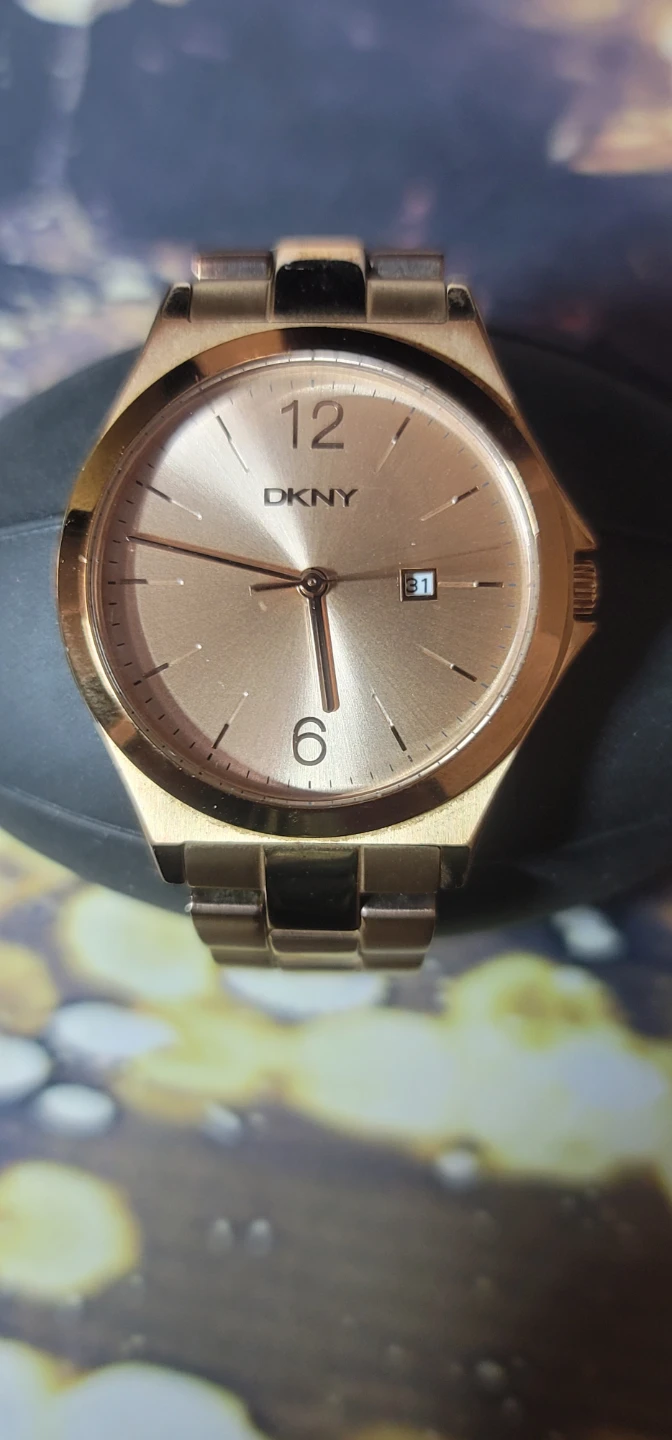 DKNY Rose Gold Tone Stainless Steel Watch NY-2367