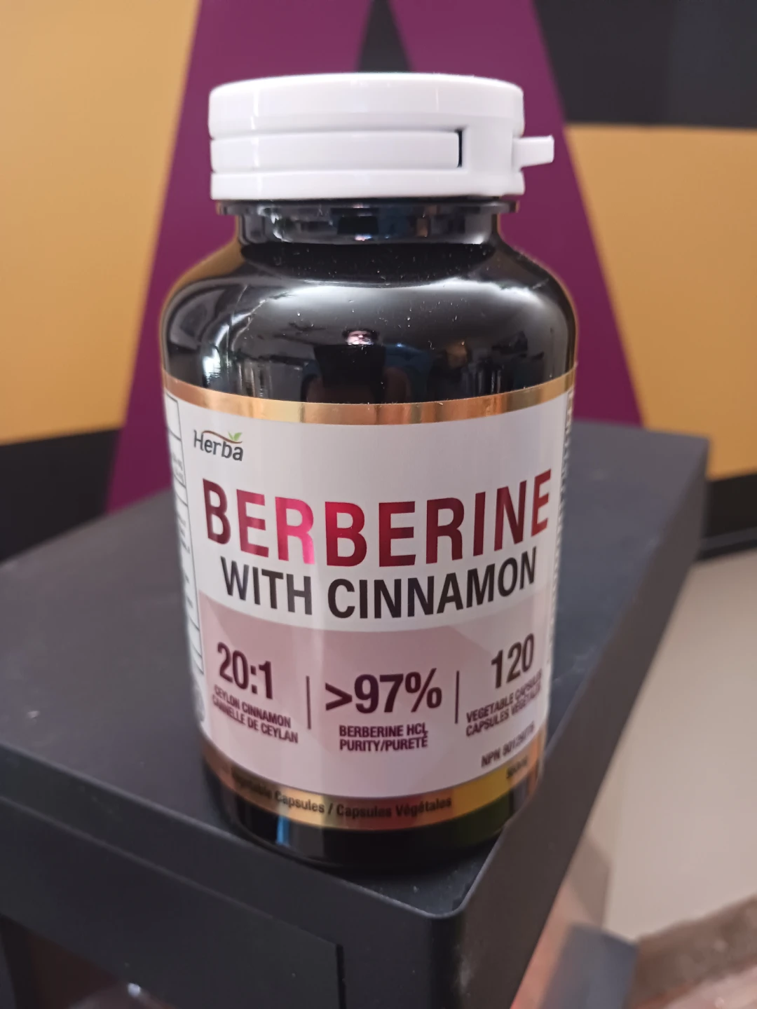 Herba Berberine with Cinnamon Capsules - 120 Count