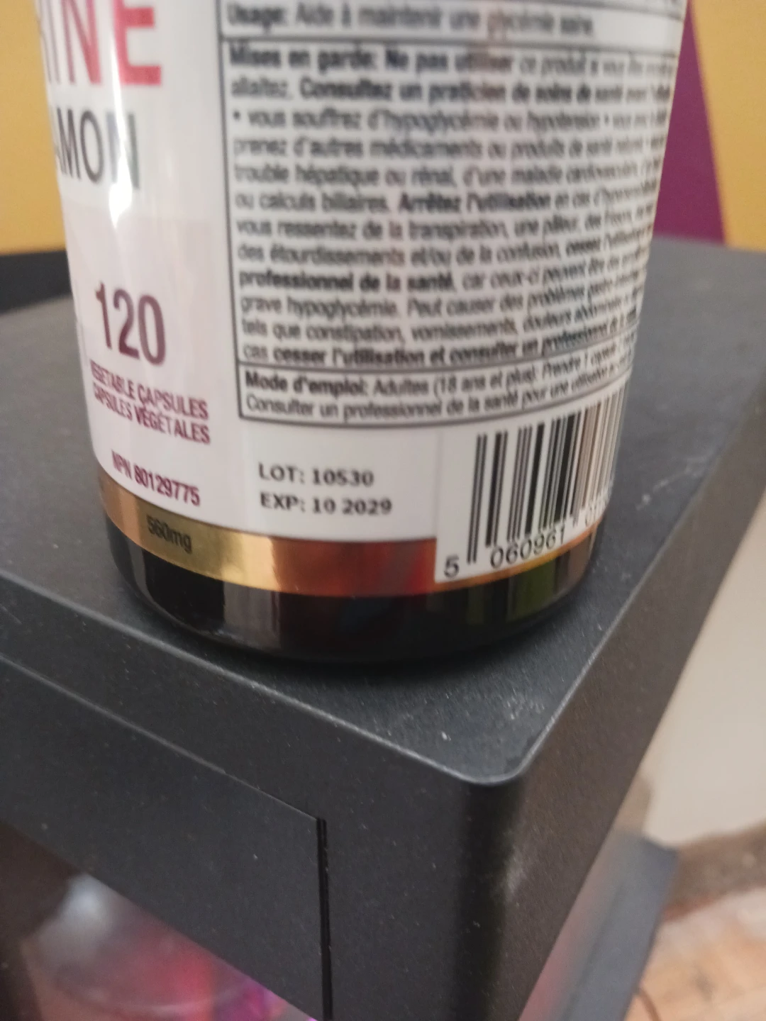 Herba Berberine with Cinnamon Capsules - 120 Count - photo 2