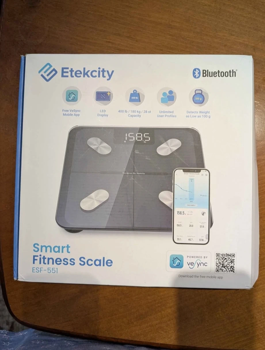 Etekcity Smart Fitness Scale ESF-551 with Bluetooth