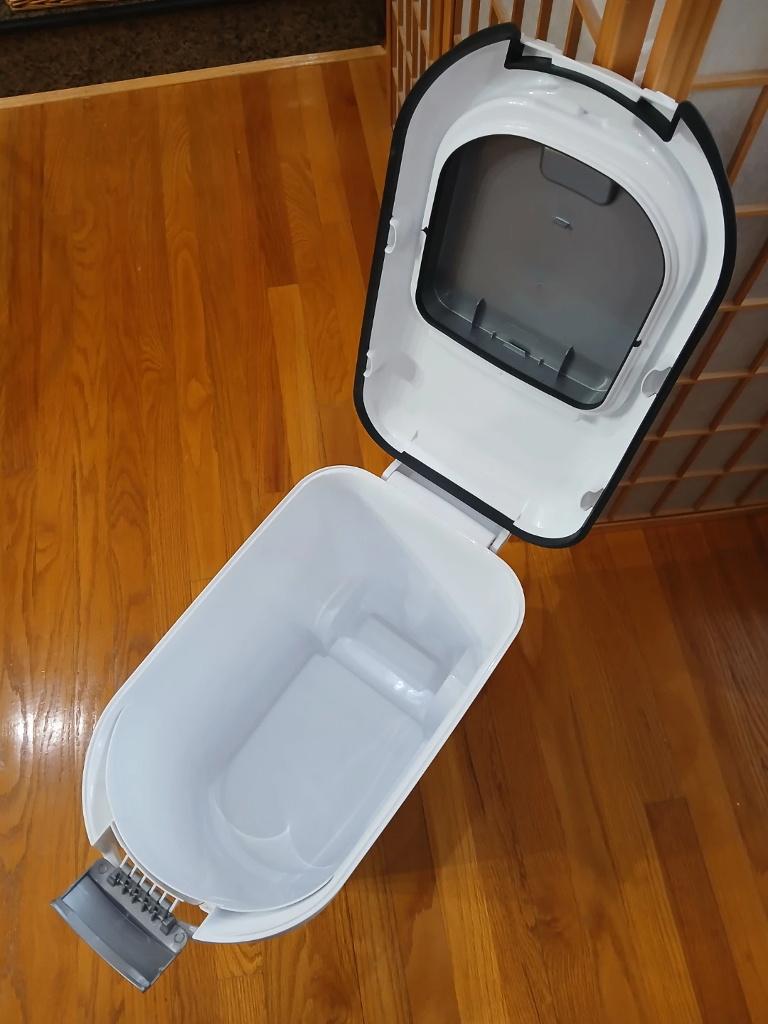 Pet Food Storage Bin with Wheels - photo 3