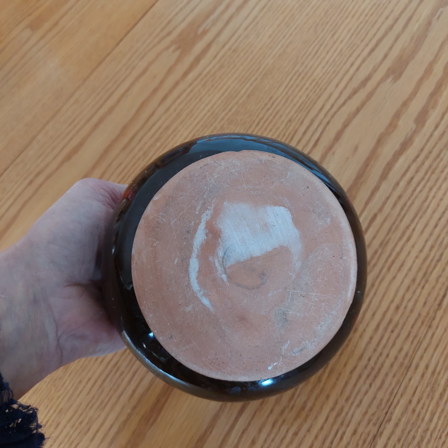 Ceramic Pot with Red Glaze - photo 2