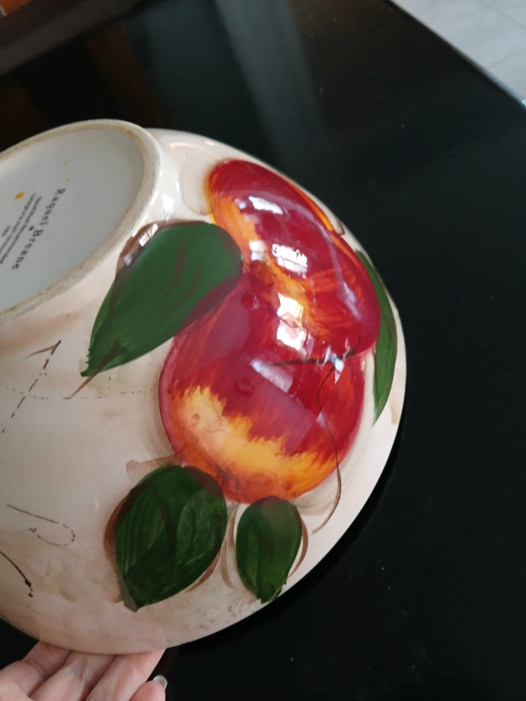 Grape print Salad or Fruit bowl Bowl - photo 2