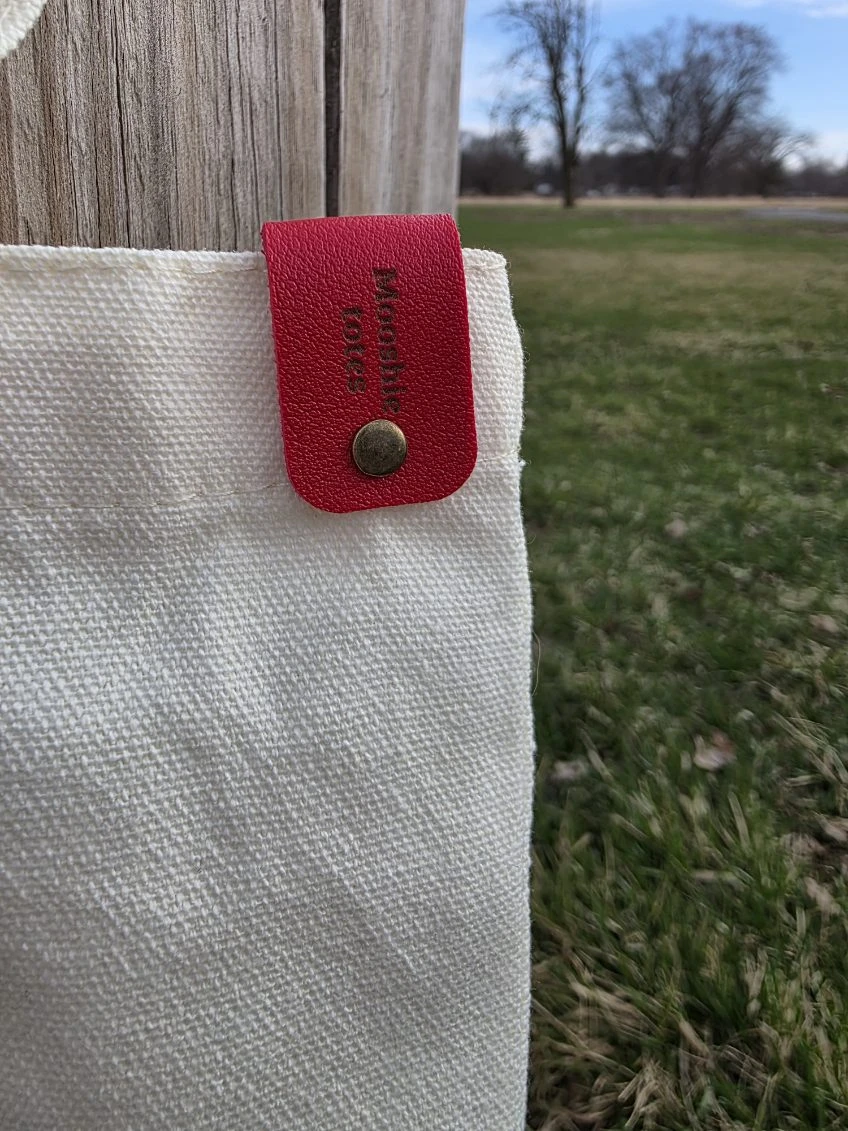 Mooshie Totes Canvas Tote Bag with Mushroom Charm - photo 3
