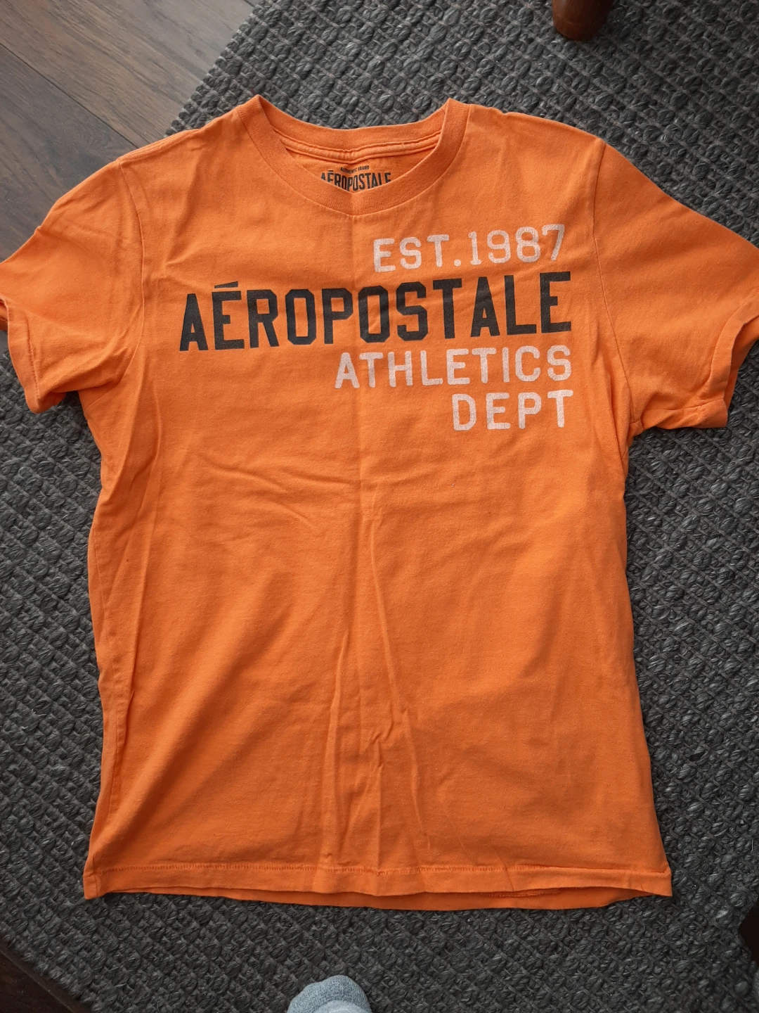 Aeropostale Orange Athletic Dept T-Shirt M/M
