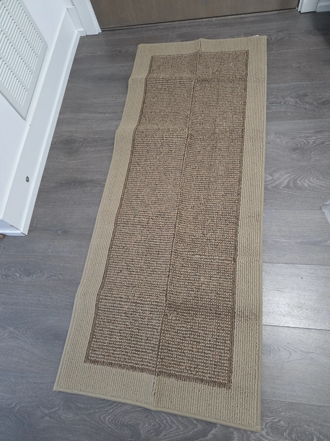 BEQHAUSE Indoor Door Mat - brown,  24 x 60 "