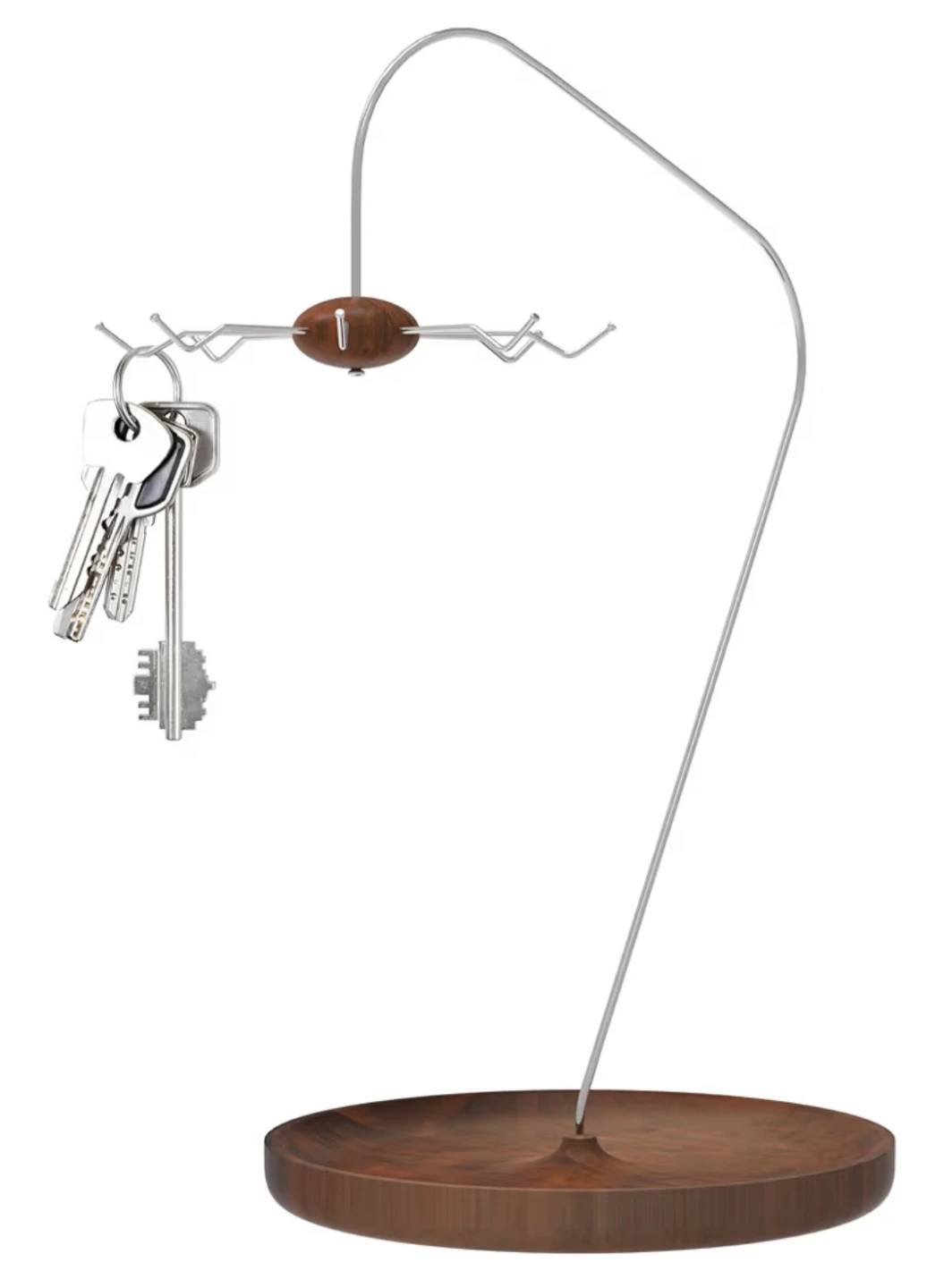 Rotatable Jewelry Key Holder Organizer Stand