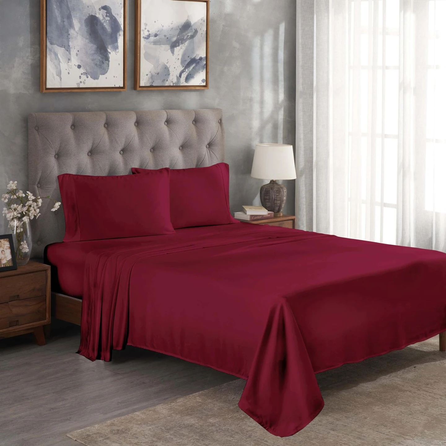 Bamboo Comfort Plus 1800 Series Twin Sheet Set
