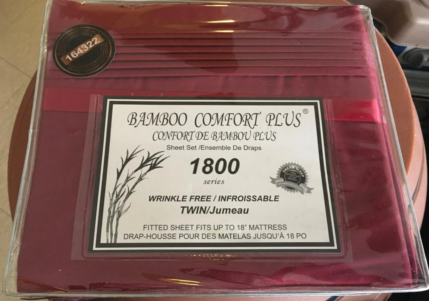 Bamboo Comfort Plus 1800 Series Twin Sheet Set - photo 2