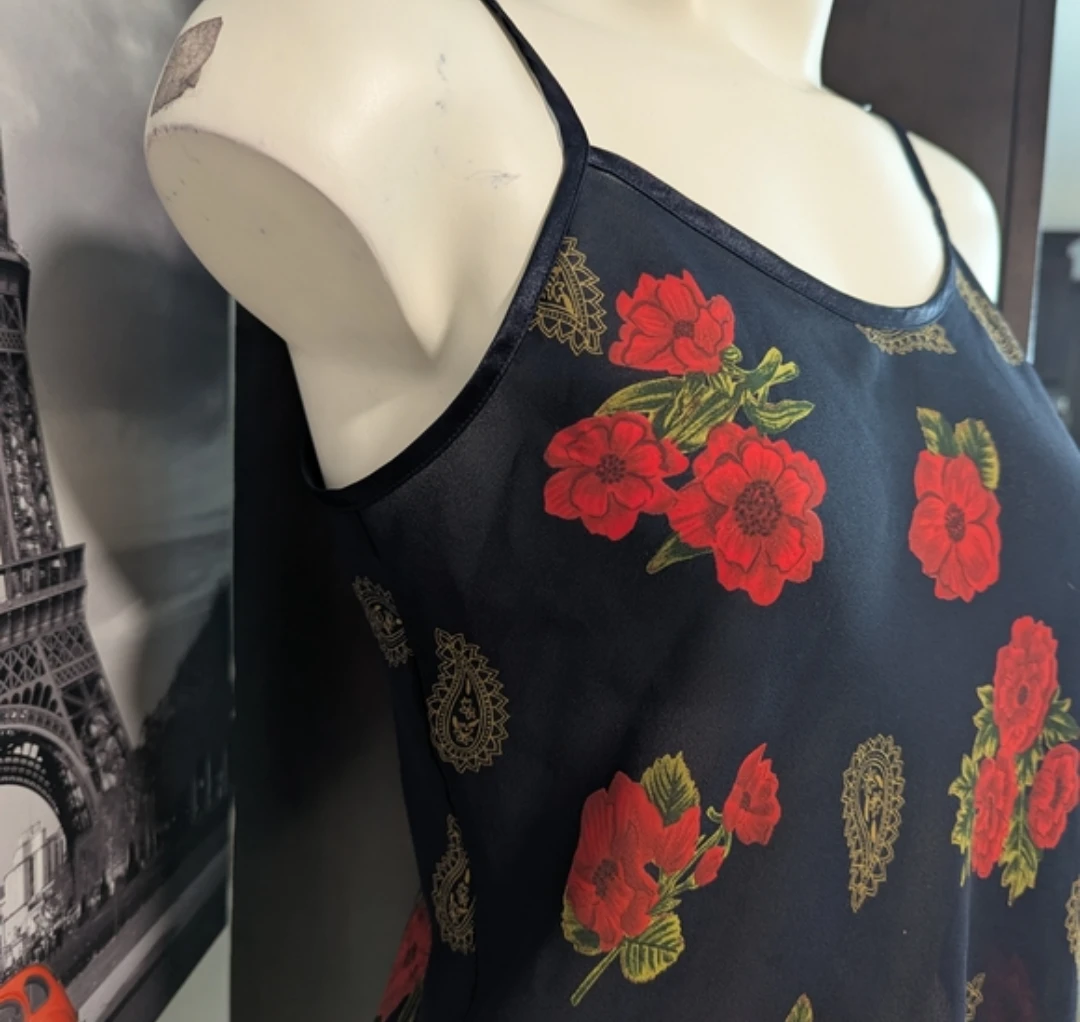 La Vie En Rose Floral Camisole - Size 8 - photo 2